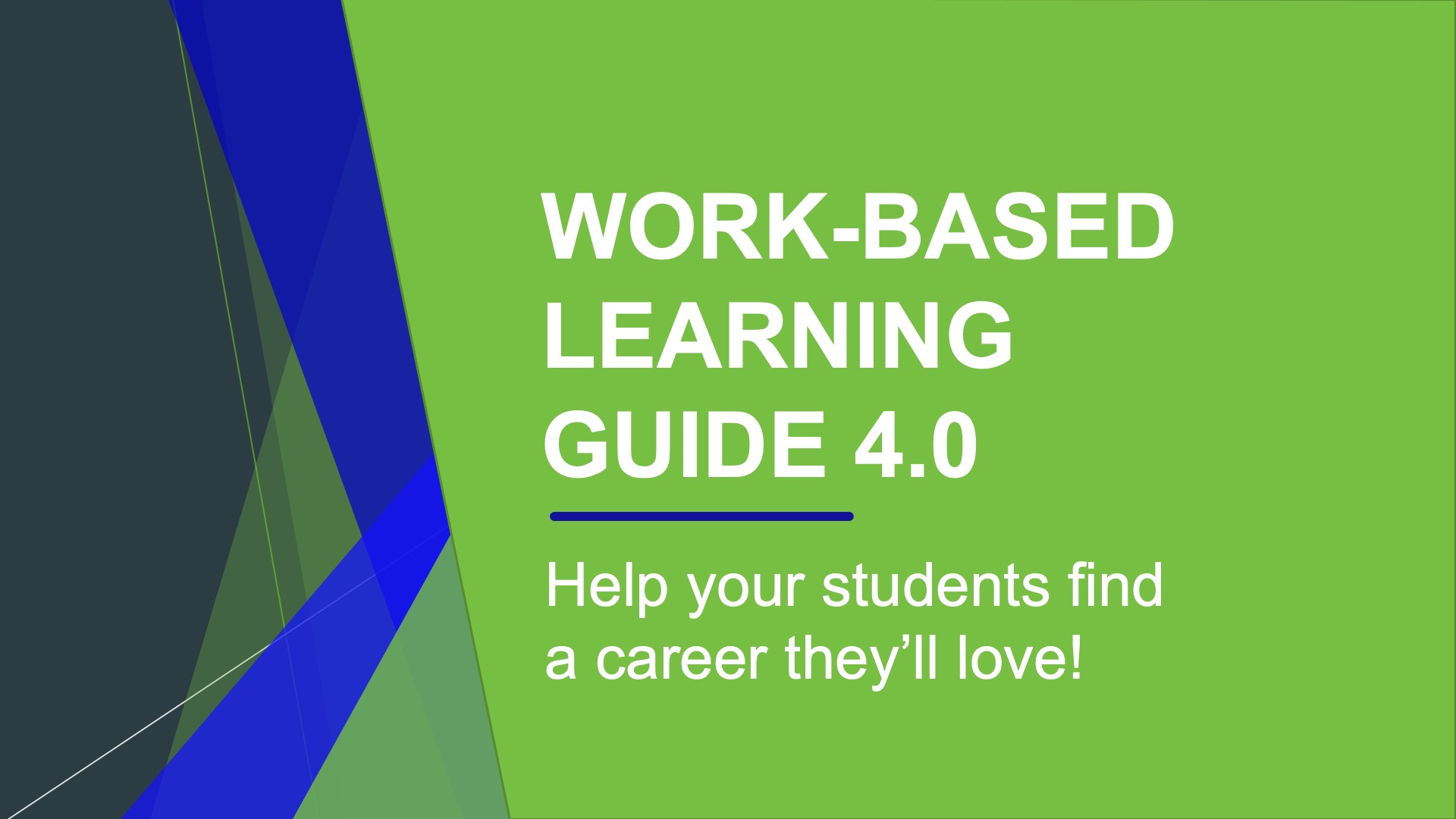 Work Based Learning Guide 40 National Consortium For Health Science