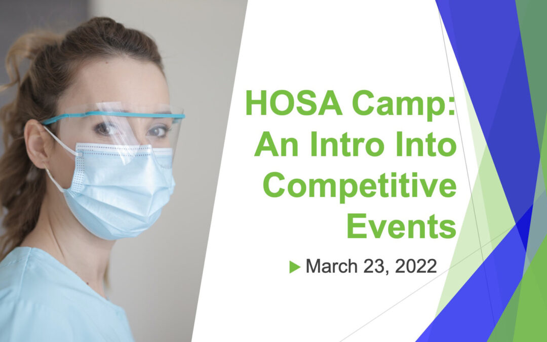 HOSA Camp: An Intro Into Competitive Events