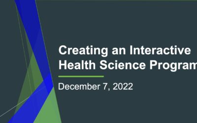 Creating an Interactive Health Science Program: Wearable DIY Simulation Experiences You Can Create on a Budget