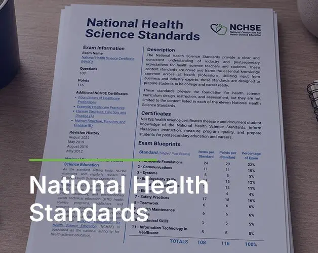 National Health Science Standards